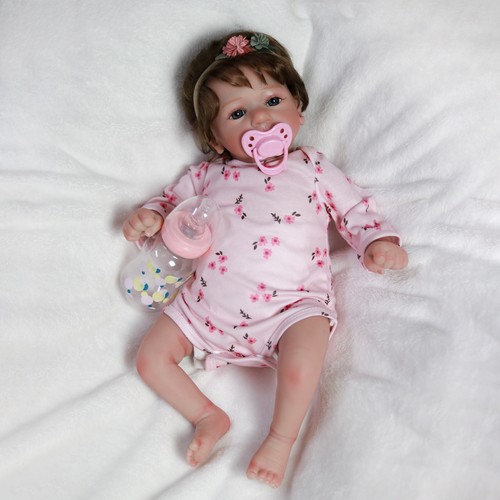 16inch Realistic Reborn Dolls Vinyl Silicone Real Cute Newborn Baby Girl Doll US - Picture 5 of 6