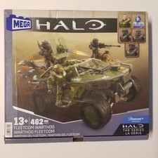 New In Sealed Box !! Mega Halo Warthog 462 Piece Set HNC57 W/ 5 Halo Figures