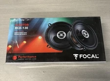 FOCAL RCX-130 5.25" 50W RMS 2-WAY AUDITOR COAXIAL SPEAKERS NEW