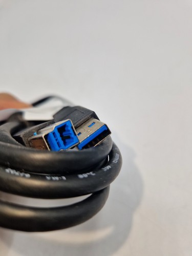 10 X Genuine HP 6ft SuperSpeed USB 3.0 Cable TY5K39000M USB Type-B Type-C - Picture 3 of 5