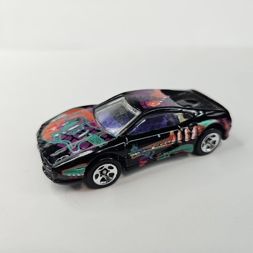 Hot Wheels 1997 Ferrari 355 Black Rockin' Rods 5SP #570 1:64 Diecast - Picture 3 of 7