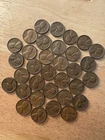 US Coins Lincoln Wheat Penny Lot 33 Coins 1958 P And D Mints