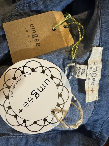 NEU UMGEE 1XL LEICHTES JEANSKLEID ODER LONGSHIRT - Bild 3 von 3