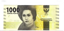 Indonesia 1000 Rupiah 2016 Uncirculated Banknote BAL306456