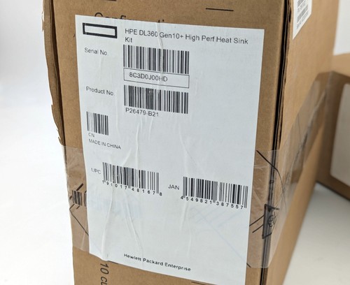 2 pcs NEW HPE DL360 Gen10+ Plus High Performance Heat Sink Kit P26479-B21 - Afbeelding 3 van 4