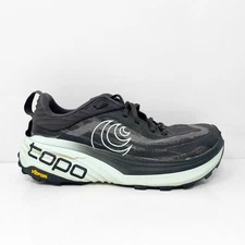 Topo Athletic Womens Vista Black Running Shoes Sneakers Size 7.5
