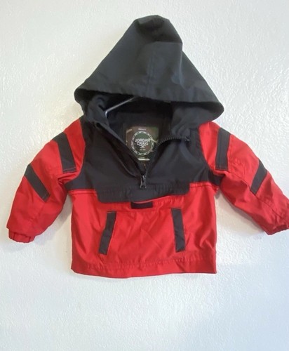 NEW JORDAN CRAIG boy's rain jacket in red/black Size 2 - Picture 12 of 12