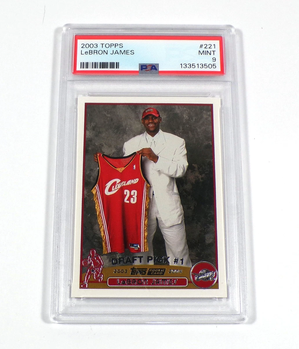 LeBron James Basketball Grade 9 Rookie Sports Trading Cards