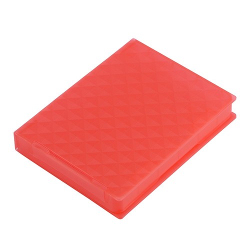 (Red)XUMIUZIY Hard Drive Disk Protective Box Shockproof Anti-Static Storage - Afbeelding 4 van 6