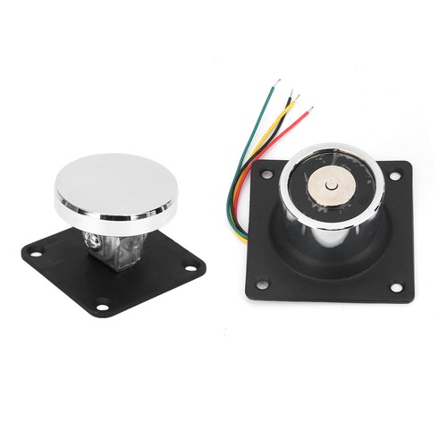 ヘ12V‑24V Electromagnetic Door Holder 132.3lb Strong Suction Stopper For Wood - Picture 7 of 12