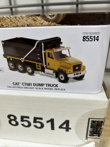 Caterpillar Cat CT681 Dump Truck 1/87 HO Scale DieCast Model DM85514 New in Box - Picture 3 of 11