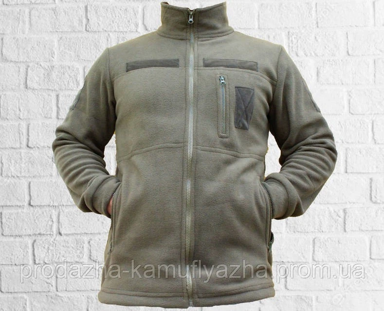 Chaqueta polar militar verde - Imagen 4 de 4