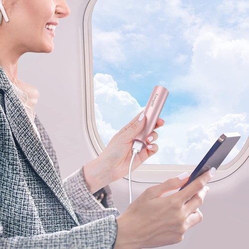 EnergyQC 5000mAh Portable Charger Fast Charging Power Bank for iPhone Samsung - Photo 17 sur 28