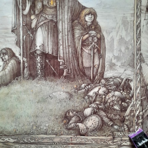 El Señor de los Anillos reimpresión suiza de 1988 de dibujo original de Jimmy Cauty KLF - Imagen 11 de 18