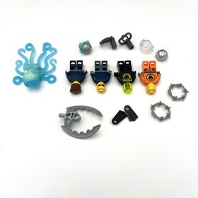 Lego 8636 Agents Mission 7 Deep Sea Quest Break Jaw Slime Face Agents Figures