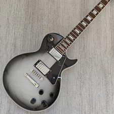 LP CUSTOM  Silver burst Guitar 6 Strings Solid Mahogany body & neck from US