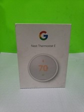 Google Nest Thermostat E, White Model:A0063 T4000ES Good Condition 