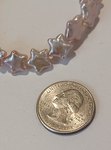 Jtv Pink Star Shaped Pearl Stretch Bracelet... - Picture 4 of 4