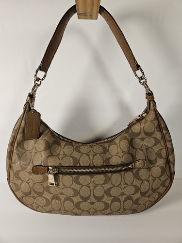 Coach Signature Harley East West Pebbled Leather Hobo Shoulder Bag - Bild 4 von 10