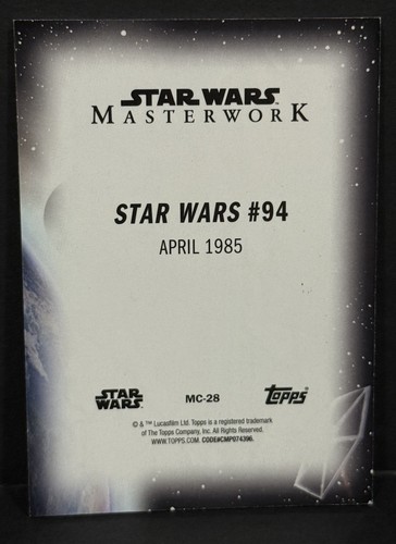 2024 Topps Masterwork Star Wars #MC-28 Star Wars #94 April 1985 Comic Cover - Picture 2 of 2