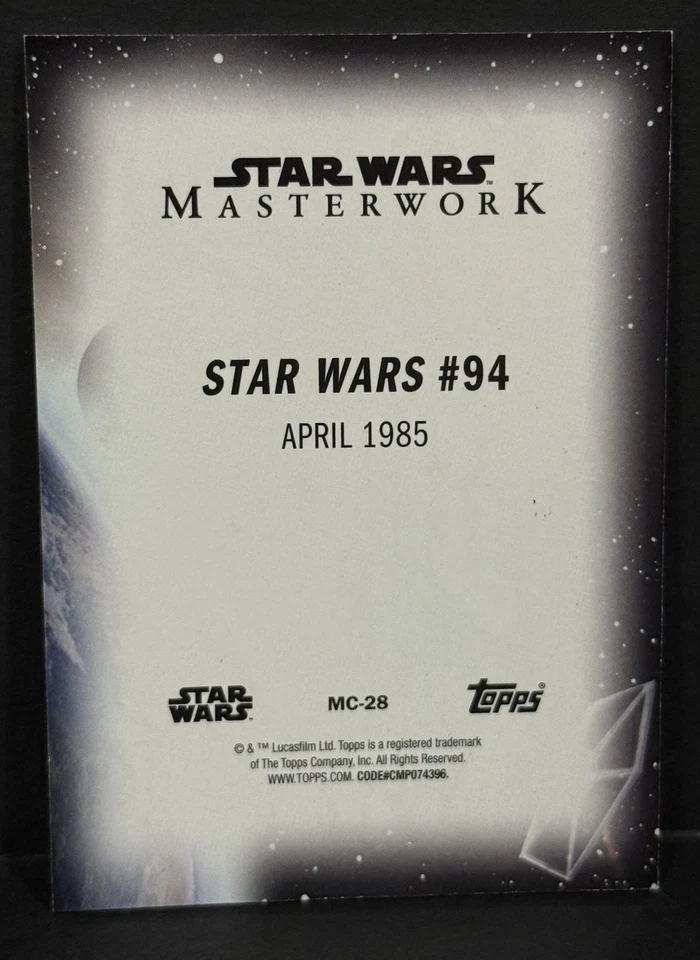 2024 Topps Masterwork Star Wars #MC-28 Star Wars #94 April 1985 Comic Cover - Image 2 of 2