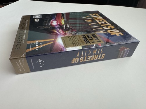 Streets of Sim City Big Box PC CD-ROM New Sealed Maxxis - Picture 3 of 6