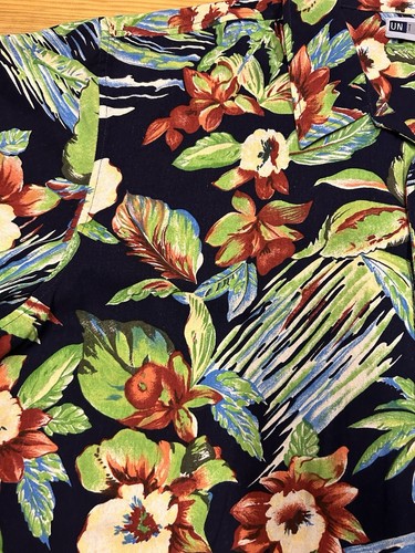 Vintage Untied Mens Shirt 3XL Tropical Island Floral Hawaiian Beach Summer Silk - Picture 8 of 17