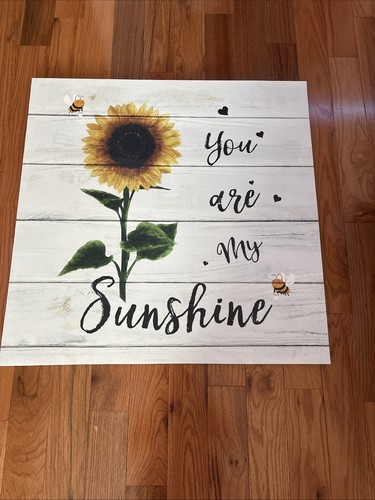 A Sunflower Painting With A Quote - Picture 1 of 2