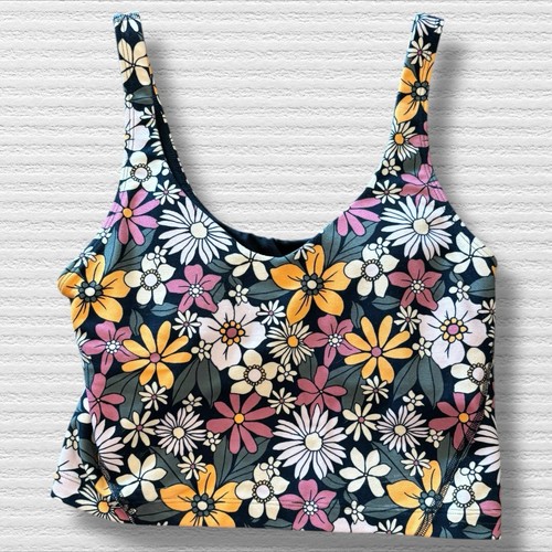 Gilly Hicks Go Recharge Active Crop Tank | Floral Size Small Flower