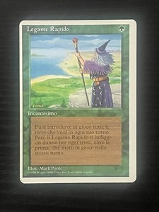 Fastbond 4枚セット 美品 再録禁止 MTGイタリア語 Fastbond Mtg | eBay