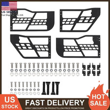 4pcs Off-road Heavy Duty Steel Tubular Half Doors For 2007-2018 Jeep Wrangler Jk