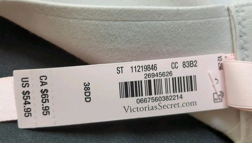 Victoria's Secret Love Cloud Incredible Push Up Perfect Shape BH 38DD hellgrau - Bild 10 von 11