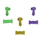  6pcs Silikon Weinglas Marker Kreative Bowknot Krawatte Design Drink Charms