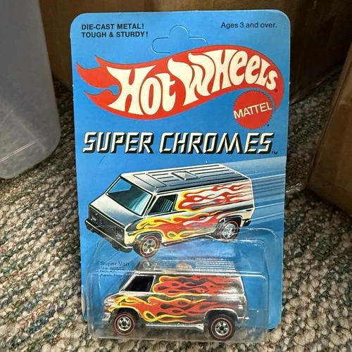 1975 HW Hot Wheels Super Chromes Super Van Redline HK #9205 - Unpunched Retail