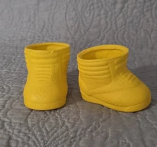 Vintage Totsy Cabbage Patch Kids Doll  Yellow Boots High Tops Shoes 
