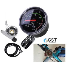 Vintage Style Bicycle Bike Speedometer Analog...