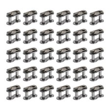 30Pcs #40 Roller Chain Connecting Links 16.2mm Pitch Chain Master Links