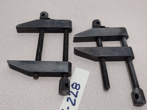 2 - L S Starrett No. 161-C Parallel Clamps 2 1/4" Machinist Tool Maker USA (228) - Picture 5 of 9