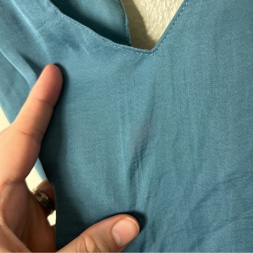 Canotta Urban Outfitters kimchi blu smerlato spaghetti strap L raso - Foto 7 di 11