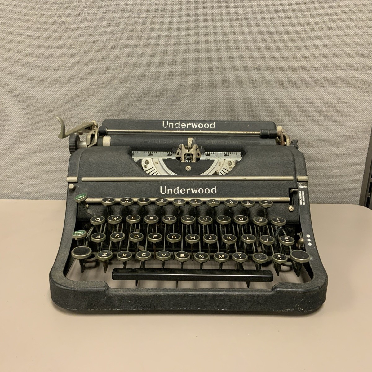 Underwood Champion Portable Typewriter Without Case Vintage AS IS