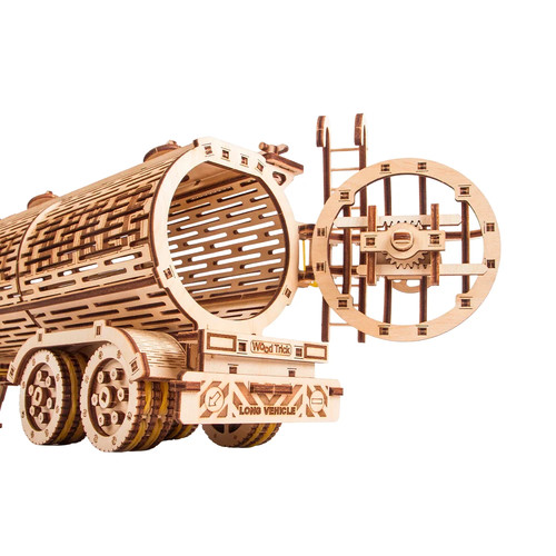 Remolque tanque gasolina rompecabezas madera 3D truco mecánico madera - adición para plataforma grande - Imagen 2 de 9