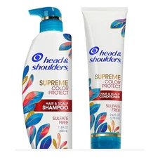 Head & Shoulders Anti-Dandruff Shampoo and Conditioner Set, Supreme Color... 