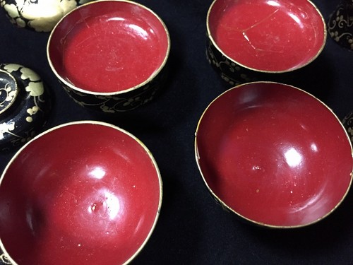 R1602 / Piezas de decoración de muñeca HINA / OKIMONO / Vintage japonés - Imagen 8 de 10