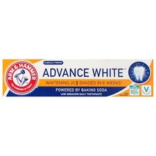 3 x Arm & Hammer Advance White Baking Soda Toothpaste 75ml 42.44 per litre