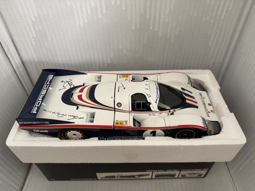Minichamps 1:18 Porsche 956 Rothmans Le Mans 1982 SIGNED - Picture 3 of 10