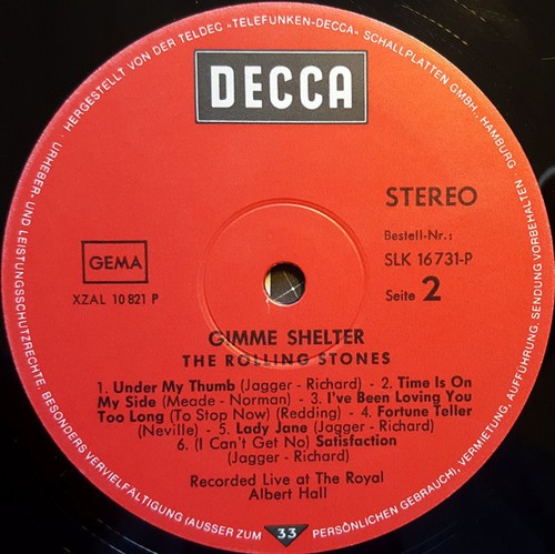 The Rolling Stones - Gimme Shelter (LP, Comp, RE) 1971 (NM or M-|VG+) - Bild 4 von 4