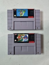 Super Mario World 1 & 2 Yoshi's Island Authentic Cart Only Super Nintendo SNES