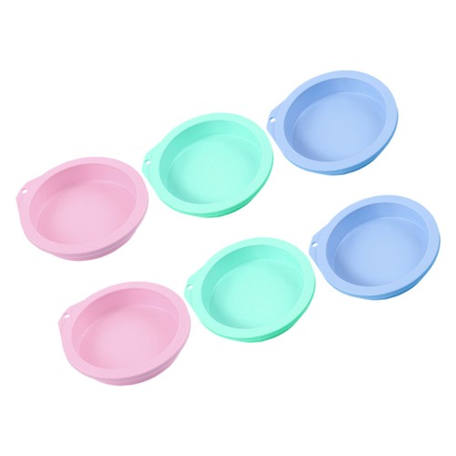 6 Stück Muffin Top Form Silikon Mini Kuchen Formen Formform Tablett Klein - Bild 12 von 12