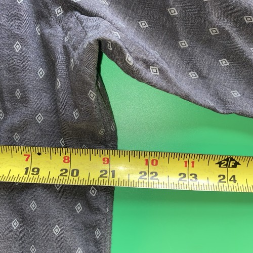 Polo Ralph Lauren camicia slim fit uomo media nera geometrica a pois con bottoni - Foto 3 di 7