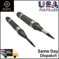 Automatic Center Punch with Replaceable Hardened Steel Tip
